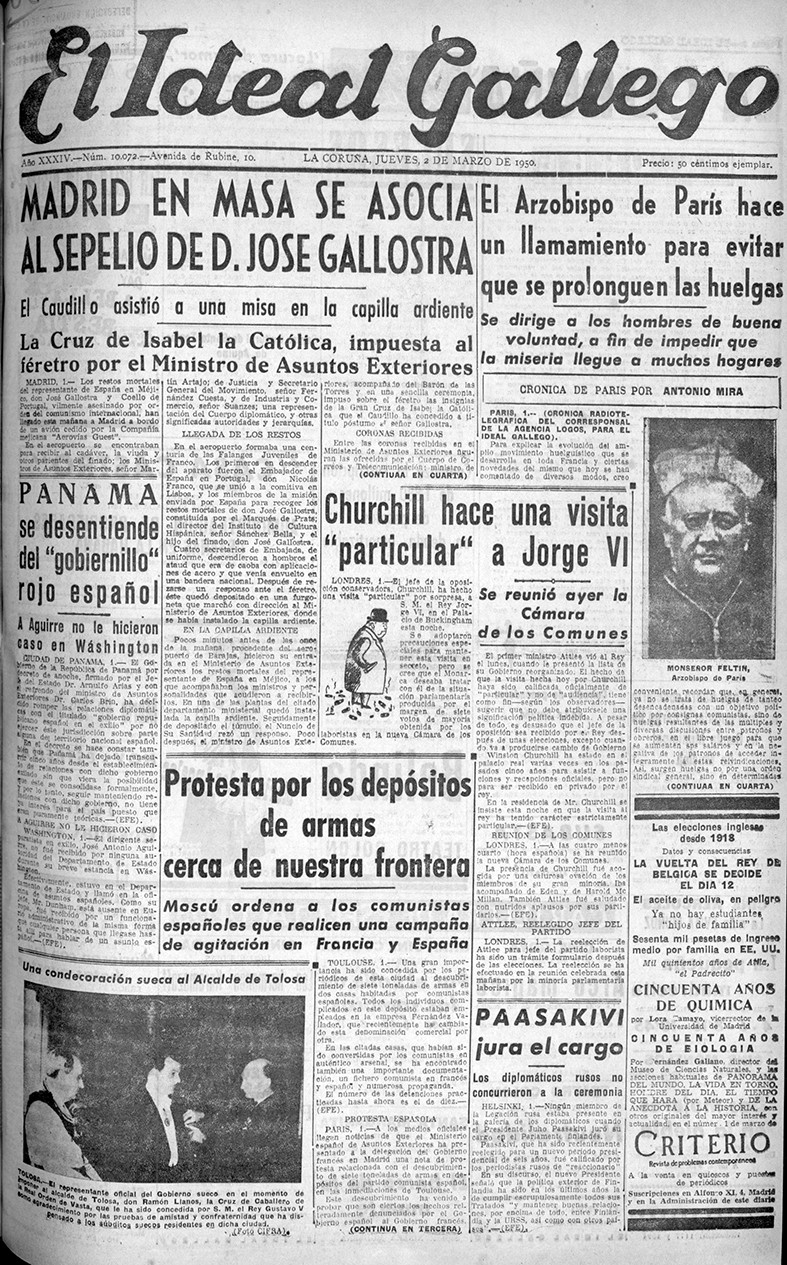 Portada 02 marzo 1950