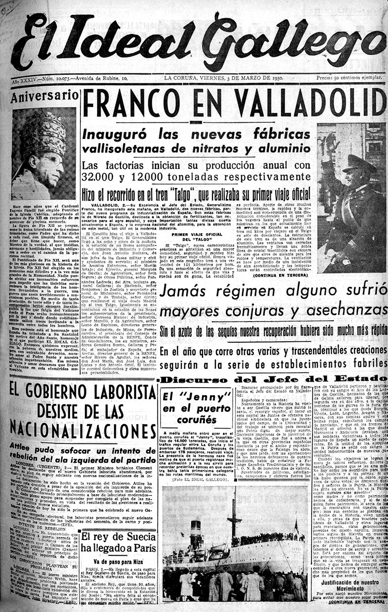 Portada 03 marzo 1950