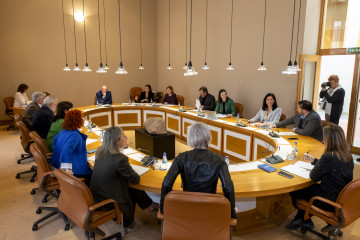 SANTIAGO DE COMPOSTELA, 04/03/2025.- La junta de portavoces del Parlamento de Galicia se reúne para, entre otras cuestiones, decidir el orden del día de la próxima sesión plenaria, este martes. EF