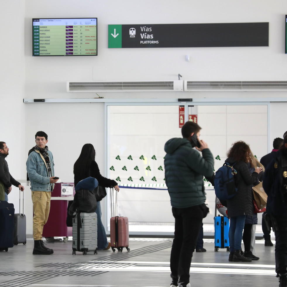 Más de 300 trayectos con origen o destino A Coruña, afectados por la huelga de siete días de Renfe y Adif