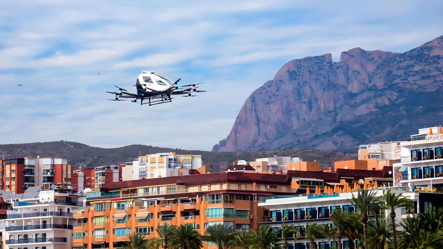 El primer vuelo europeo de aerotaxi no tripulado lleva firma coruñesa