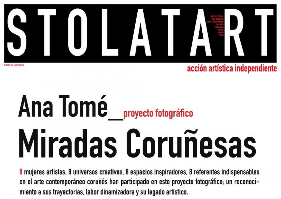 Ana Tomé presenta este sábado su proyecto ‘Miradas Coruñesas’