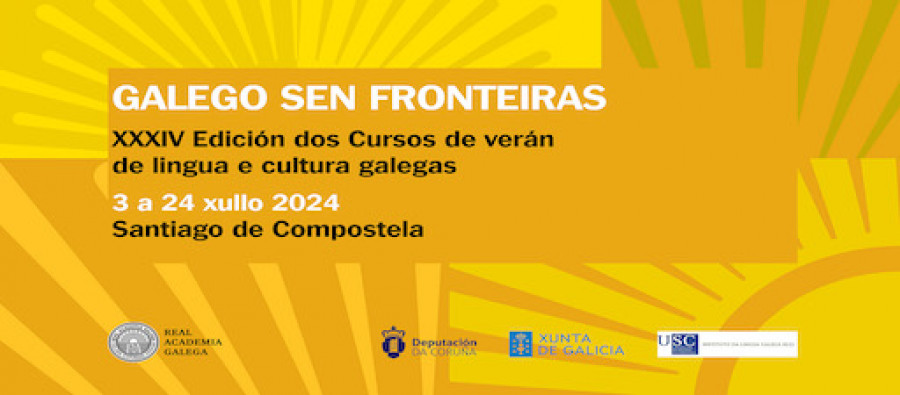 XXXIV edición dos cursos de lingua e cultura galegas: Galego sen fronteiras