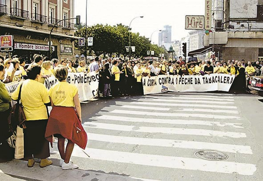 Hace 25 años | La plantilla de Tabacalera reanuda las movilizaciones para evitar el cierre