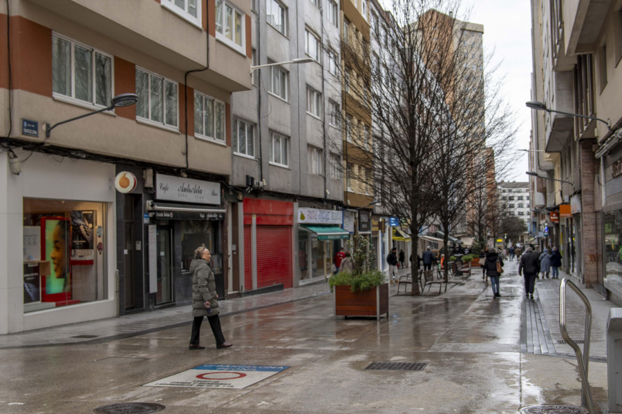 La calle Barcelona de A Coruña, la otra arteria comercial que quiere un segundo resurgir