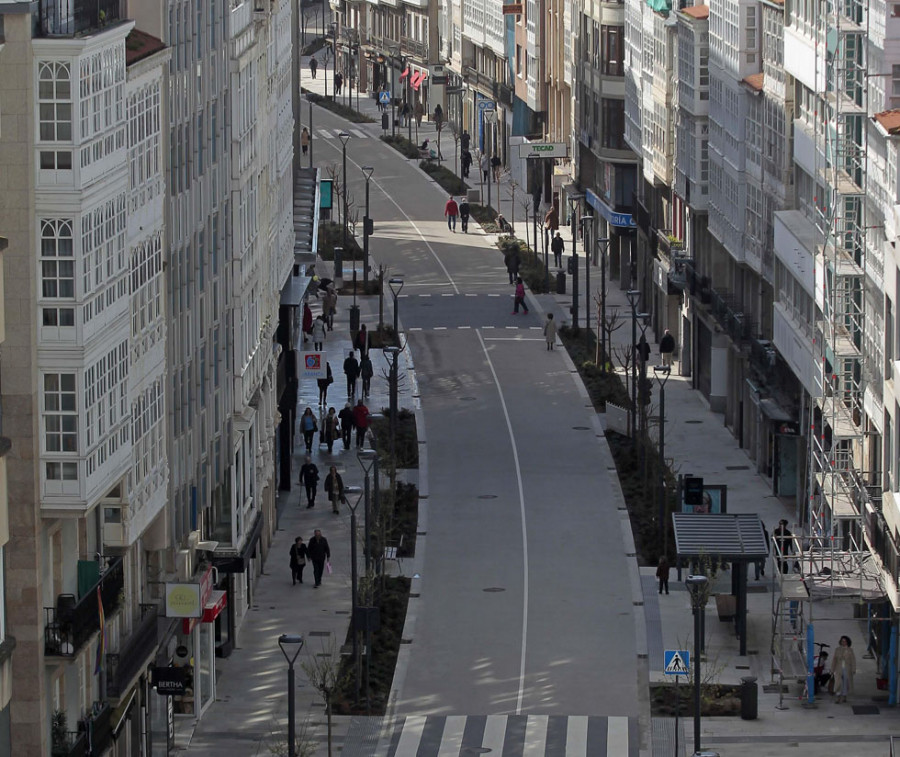 Sin coches desde la Estrecha a la plaza de Pontevedra: el tráfico en San Andrés no recupera la normalidad