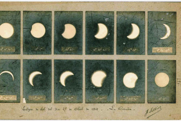 Serie fotográfi ca de Sellier del eclipse de Sol de 1912  COLECCIÓN DE GUILLERMO ESCRIGAS