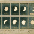 Serie fotográfi ca de Sellier del eclipse de Sol de 1912  COLECCIÓN DE GUILLERMO ESCRIGAS