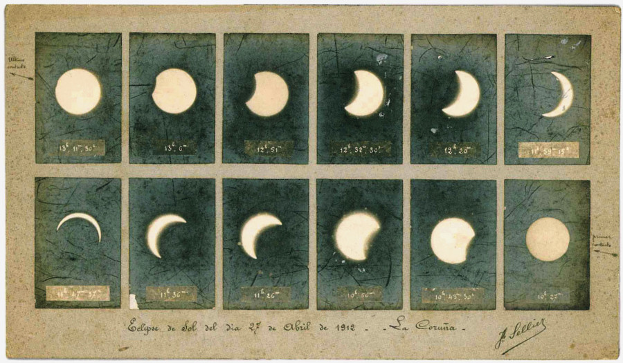 Una Luna de sangre y  un eclipse parcial de Sol, antesala del evento astronómico del siglo en A Coruña