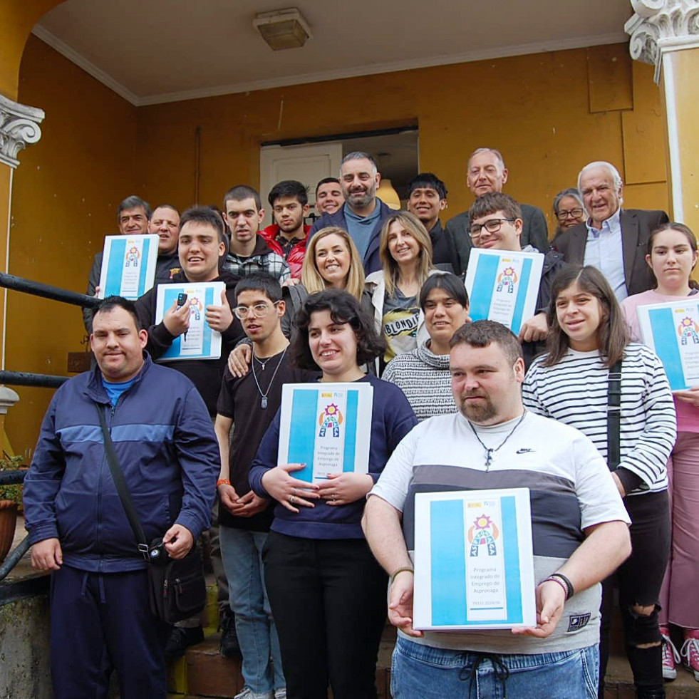 Aspronaga forma a cien personas de A Coruña y su área para favorecer su integración laboral