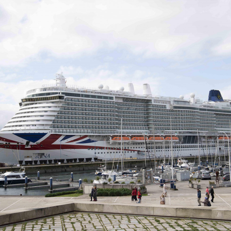 Cinco cruceros visitarán A Coruña el 22 de abril, la segunda mayor escala de la historia