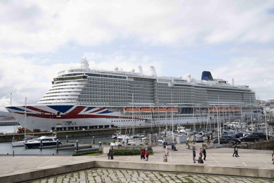 Cinco cruceros visitarán A Coruña el 22 de abril, la segunda mayor escala de la historia