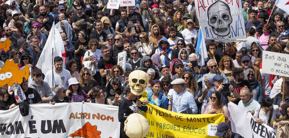 Vecinos de la zona donde se instalará Altri, 