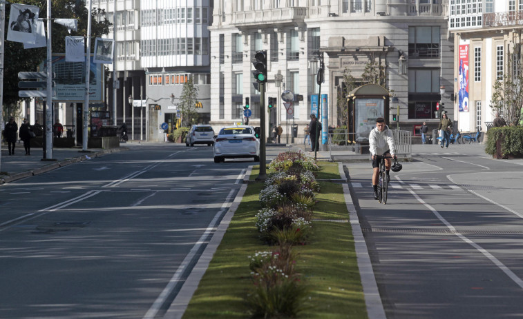 A Coruña se despide de los antiguos Cantones: empieza la reforma entre el Obelisco y el Colón