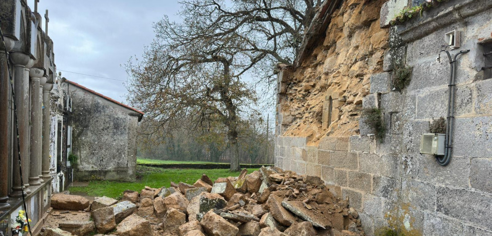 La reconstrucción del muro de Tiobre se realizará “cuanto antes” y costará casi 42.000 euros