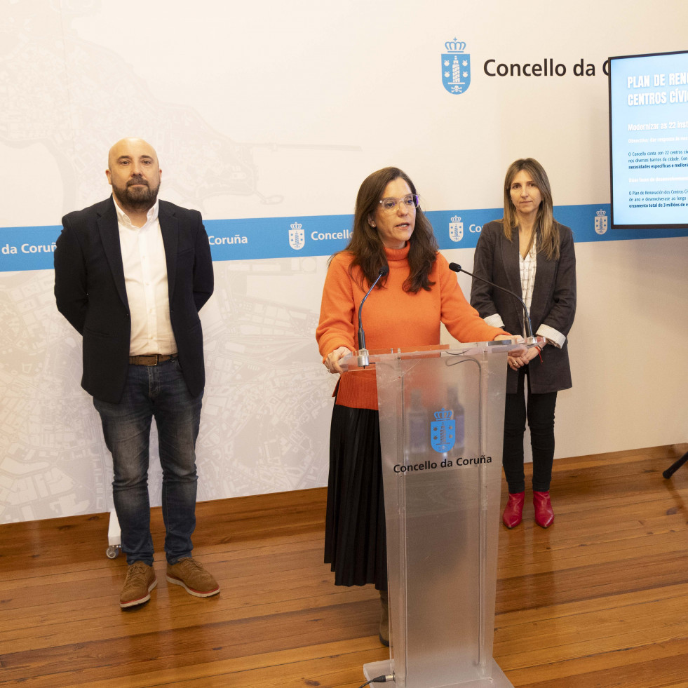 A Coruña invertirá 3 millones de euros en renovar los centros cívicos