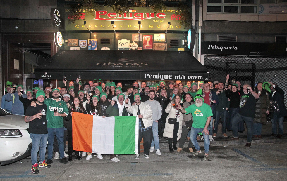 A Coruña ya celebra el San Patricio