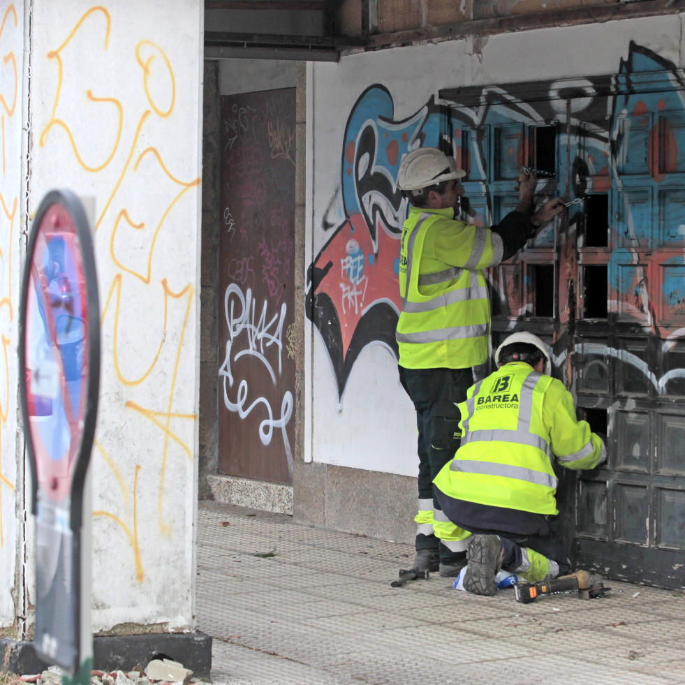 Comienzan los preparativos para la demolición de la discoteca Pachá