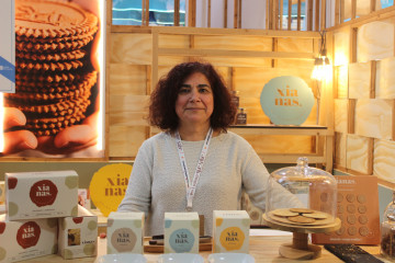 Ana Ledo en el stand del Galicia Fórum Gastronómico. I LARA FONTELA